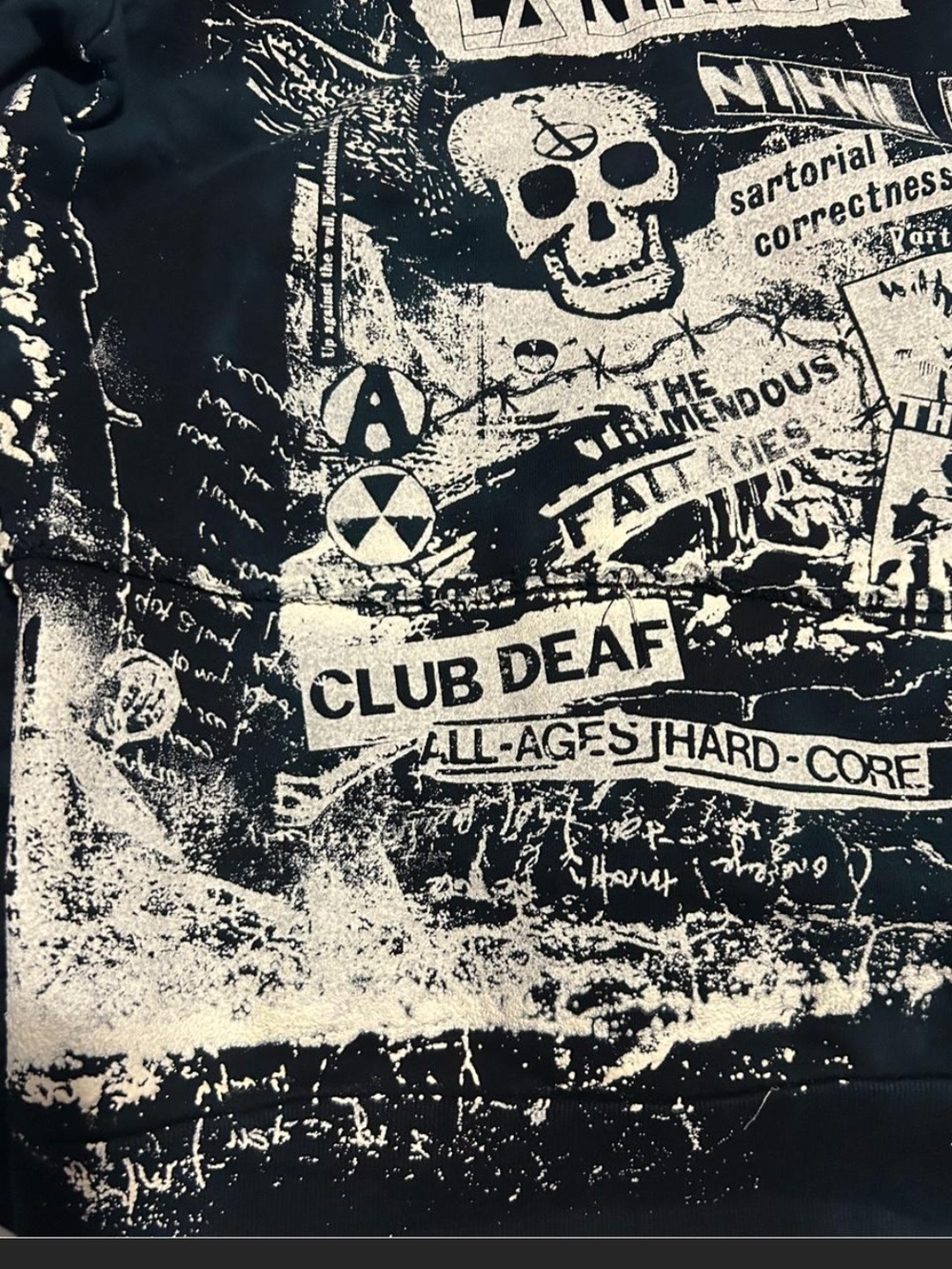 Salvage Rare Vintage Zip-Up Hoodie. L - Picture 6 of 8